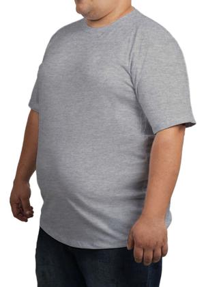 Imagem de Camiseta Algodão Plus Size Tamanho Grande G1 G2 G3 G4 G5