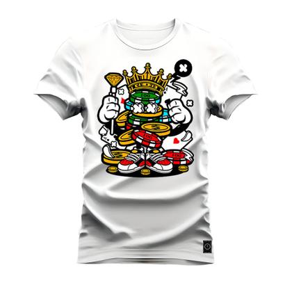 Imagem de Camiseta Algodão Premium T-Shirt Fichas Rolando