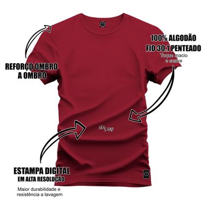 Imagem de Camiseta Algodão T-Shirt Premium Estampada Gato Olhar