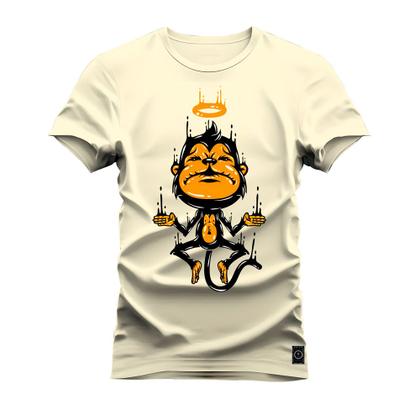 Imagem de Camiseta Algodão T-Shirt Premium Estampada Mokey Paz