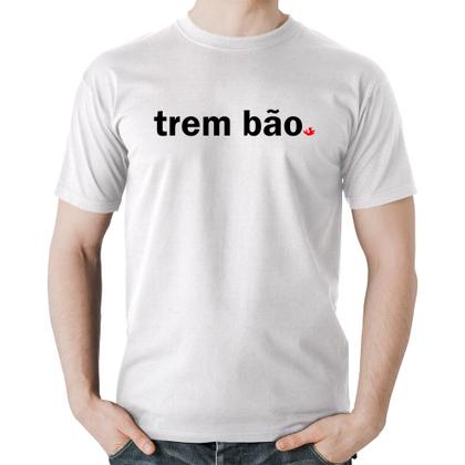 Imagem de Camiseta Algodão Trem bão - Foca na Moda