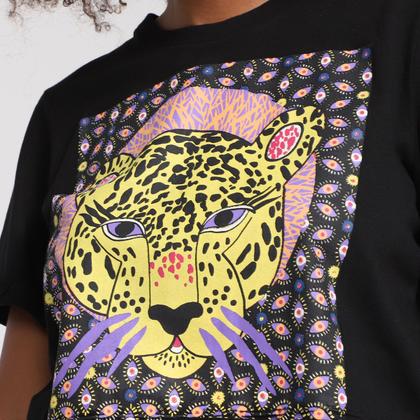 Imagem de Camiseta All Is Love Cropped Onça Feminina