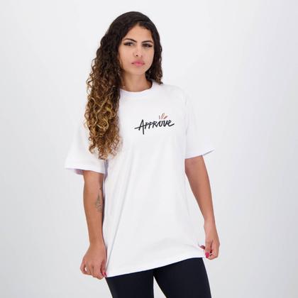 Imagem de Camiseta Approve Bold Honey Bear Feminina Branca