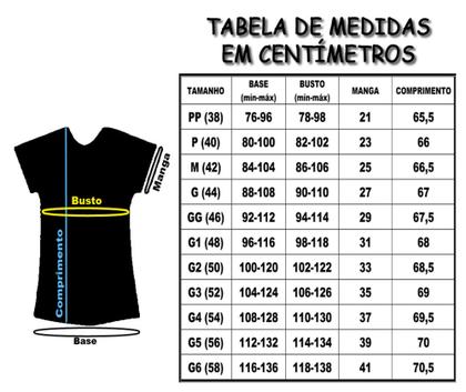Imagem de Camiseta Baby Look Gola Careca Manga Curta Lisa Viscolycra Pp Ao Plus Size
