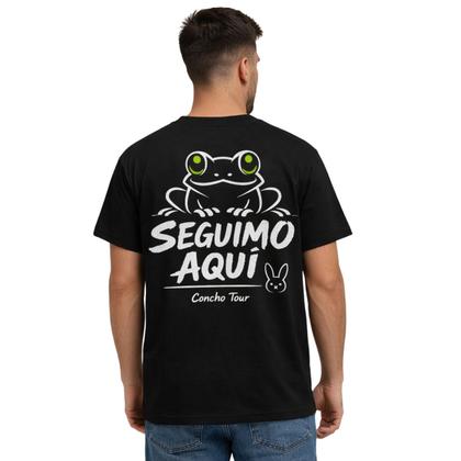 Camiseta Bad Bunny Dtmf Sapo Concho Tour Brasil 2026 Algodão