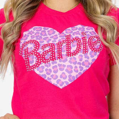 Imagem de Camiseta Barbie T-shirt Camisa Feminina Adulto 100% Algodão