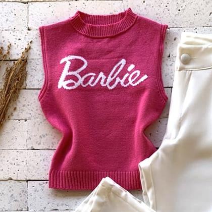 Imagem de Camiseta Barbie T-shirt Rosa Moda Tendencia Gola Premium Top Verão Leve Oferta Estilosa Trend Tiktok