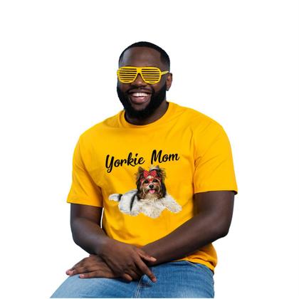 Imagem de Camiseta Básica Algodão Animais Yorkie Mon - Cod. art m09