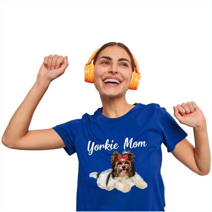 Imagem de Camiseta Básica Algodão Animais Yorkie Mon - Cod. art m09