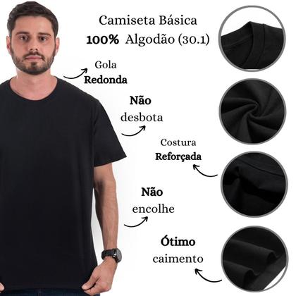 Imagem de Camiseta Basica Frase Vamos Beber Depois A Gente Resolve