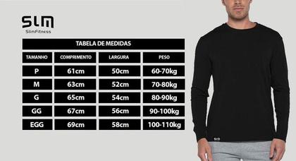 Imagem de Camiseta Básica Masculina Manga Longa T-Shirt Estilo Fitness