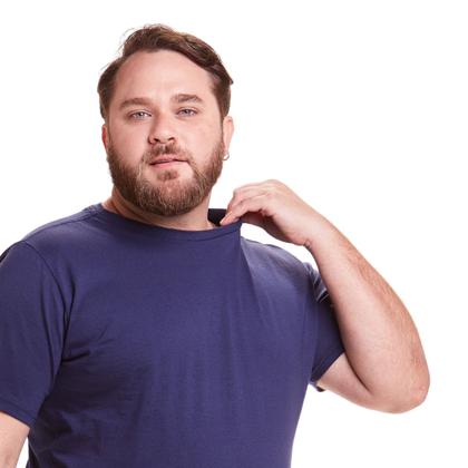 Imagem de camiseta Básica Masculina Plus Size Algodão