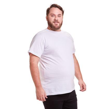Imagem de camiseta Básica Masculina Plus Size Algodão