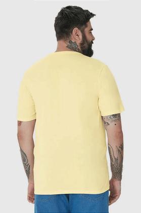 Imagem de Camiseta Básica Masculina Plus Size Decote Redondo Confortável e Versátil