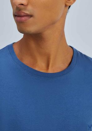 Imagem de Camiseta Básica Masculina Regular World Com Bordado