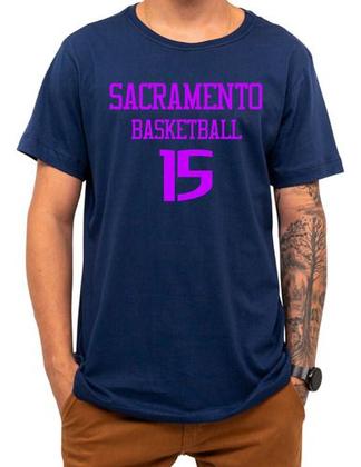 Imagem de Camiseta Basquete Sacramento Basketball Número 15 Esportiva