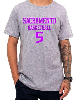 Imagem de Camiseta Basquete Sacramento Basketball Número 5 Esportiva