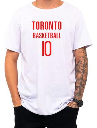 Imagem de Camiseta Basquete Toronto Basketball Número 10 Esportiva