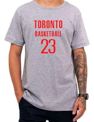 Imagem de Camiseta Basquete Toronto Basketball Número 23 Esportiva