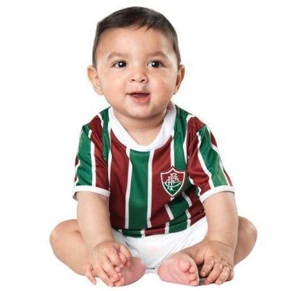 Imagem de Camiseta Bebê Fluminense Listrada - Torcida Baby