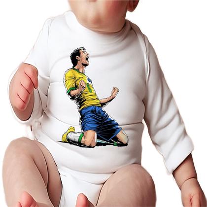 Imagem de Camiseta Bebê Manga Curta Estampado Estampa Futebol