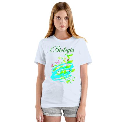Imagem de Camiseta Biologia Camisa Personalizada Blusa Adulto Algodão com Poliéster