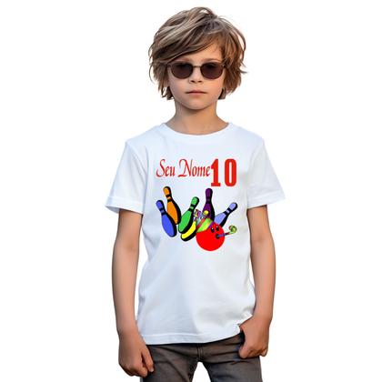 Camisa Infantil Masculina QIVICIMA - Manga Curta, Estampa Flamingo, Tamanho M