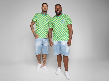 Imagem de Camiseta Brasil Vista Magalu Copa Quadriculada