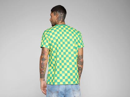 Imagem de Camiseta Brasil Vista Magalu Copa Quadriculada