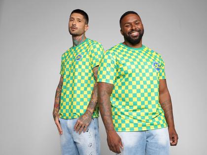 Imagem de Camiseta Brasil Vista Magalu Copa Quadriculada