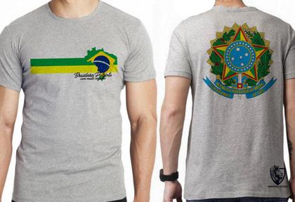 Imagem de Camiseta Brasileiro Patriota Blusa criança infantil juvenil adulto camisa todos tamanhos