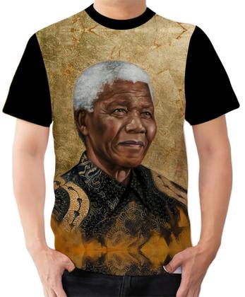 Imagem de Camiseta Camisa Ads Nelson Mandela África do Sul 8