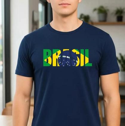 Imagem de Camiseta Camisa do Brasil Para Copa Adulto Masculina Feminina  Algodão md5 
