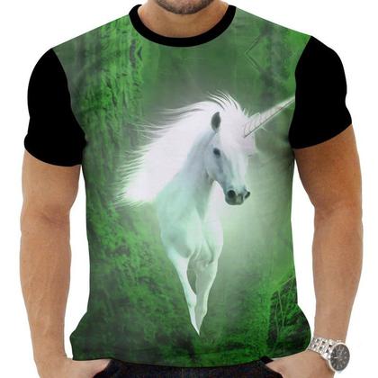 Imagem de Camiseta Camisa Personalizada Animal Mágico Unicórnio 10_x000D_