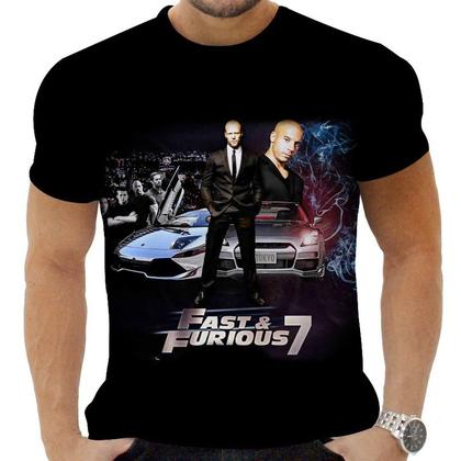 Imagem de Camiseta Camisa Personalizada Filmes Velozes e Furiosos 10_x000D_