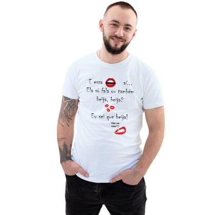 Imagem de Camiseta Carnaval E Essa Boca Aí Camisa Personalizada Blusa Adulto Algodão com Poliéster