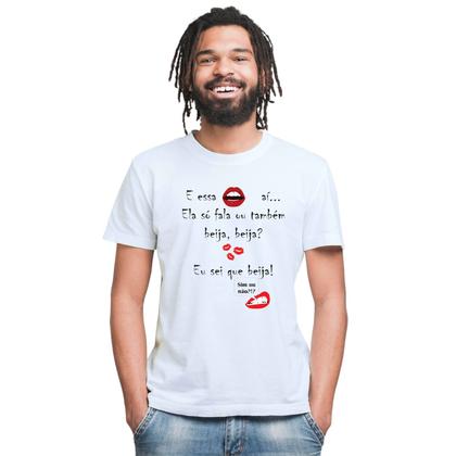 Imagem de Camiseta Carnaval E Essa Boca Aí Camisa Personalizada Blusa Adulto Algodão com Poliéster