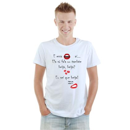 Imagem de Camiseta Carnaval E Essa Boca Aí Camisa Personalizada Blusa Adulto Algodão com Poliéster