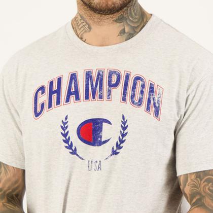 Imagem de Camiseta Champion College USA Cinza
