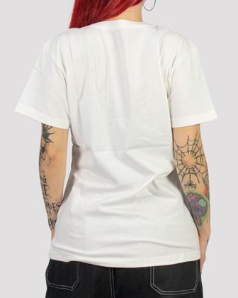Imagem de Camiseta Champion Feminina Script Logo Ink - Off White
