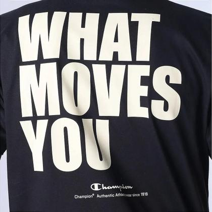 Imagem de Camiseta Champion What Moves You Script Black