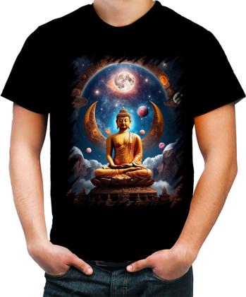 Imagem de Camiseta Colorida Buda Universo Lótus Imortalidade 8