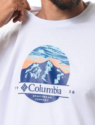 Imagem de Camiseta Columbia Scoped View Branco Masculino