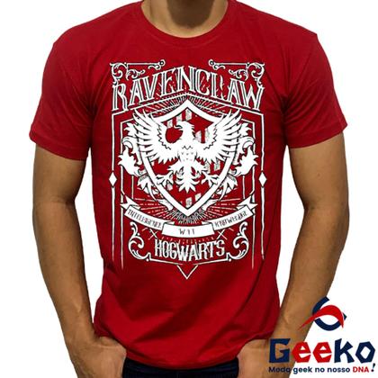 Imagem de Camiseta Corvinal 100% Algodão Hogwarts Harry Potter Ravenclaw Geeko Shirts 05