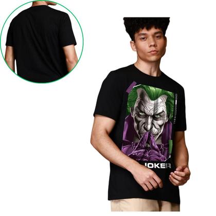 Imagem de Camiseta dc coringa pensativo preto gg