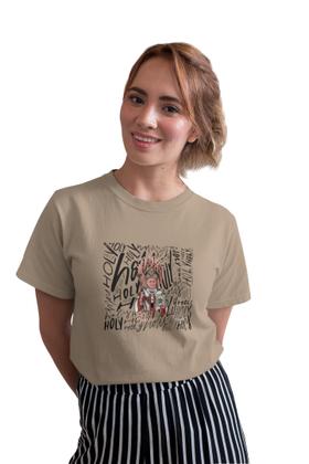 Imagem de Camiseta De Algodão Masculina E Feminina Estampada Holly São João Paulo II