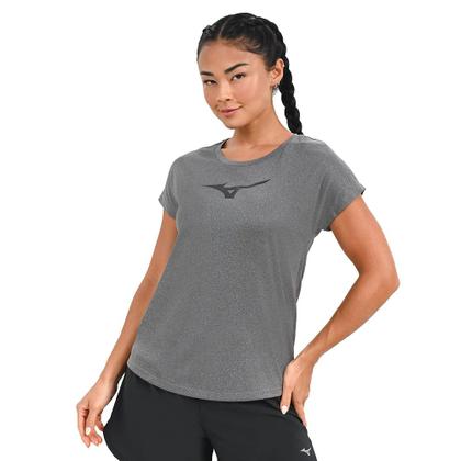 Imagem de Camiseta de Corrida Feminina Mizuno Spark Big Logo