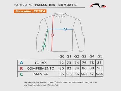 Imagem de Camiseta de Pesca Proteção Solar Faca na Rede Combat S Tamanho Especial- Camuflado 2023