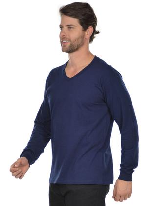 Imagem de Camiseta Decote V Manga Longa Fenomenal