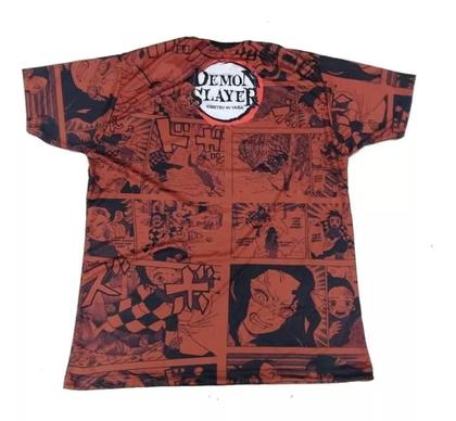 Imagem de Camiseta Demon Slayer Tanjiro Kimetsu No Yaiba Blusa Adulto Unissex Anime Lu087T BM